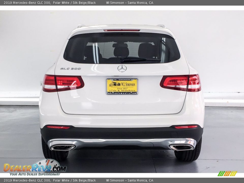 2019 Mercedes-Benz GLC 300 Polar White / Silk Beige/Black Photo #3