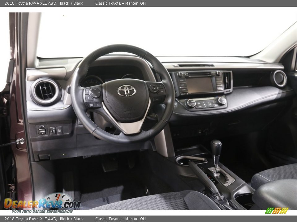 2018 Toyota RAV4 XLE AWD Black / Black Photo #6
