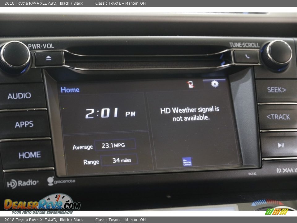 2018 Toyota RAV4 XLE AWD Black / Black Photo #10