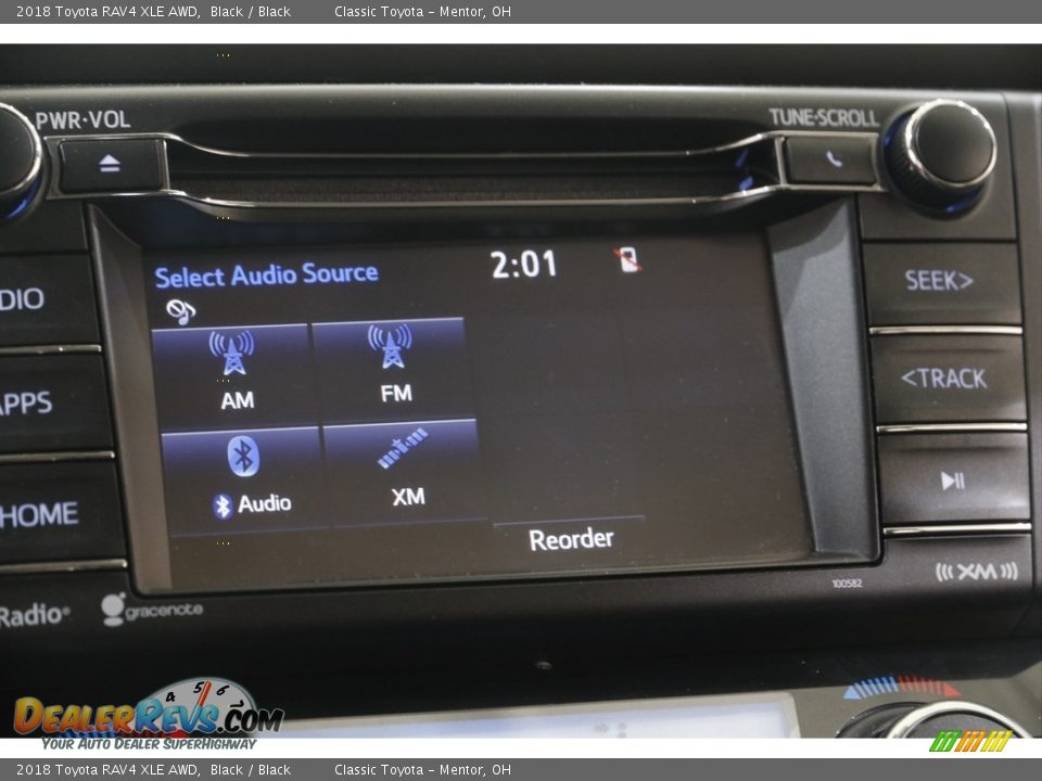2018 Toyota RAV4 XLE AWD Black / Black Photo #11