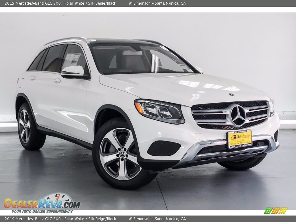 2019 Mercedes-Benz GLC 300 Polar White / Silk Beige/Black Photo #12