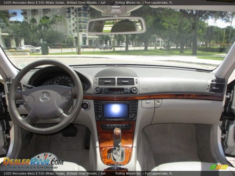 2005 Mercedes-Benz E 500 4Matic Sedan Brilliant Silver Metallic / Ash Photo #8