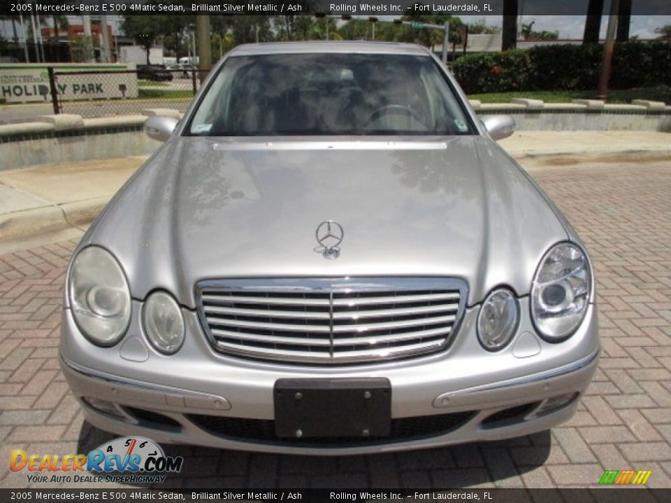 2005 Mercedes-Benz E 500 4Matic Sedan Brilliant Silver Metallic / Ash Photo #11