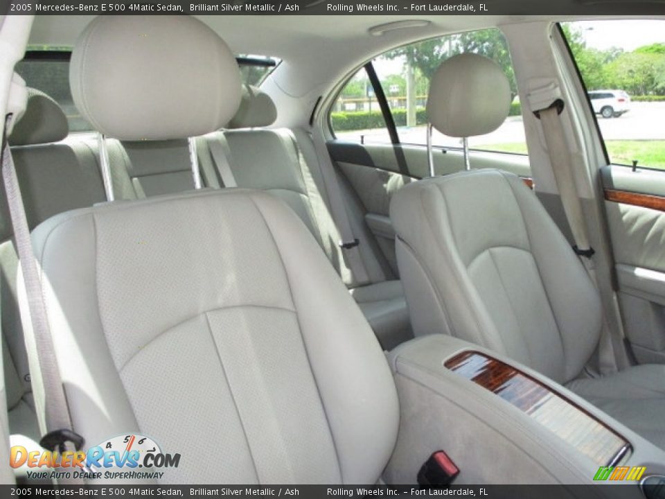 2005 Mercedes-Benz E 500 4Matic Sedan Brilliant Silver Metallic / Ash Photo #12