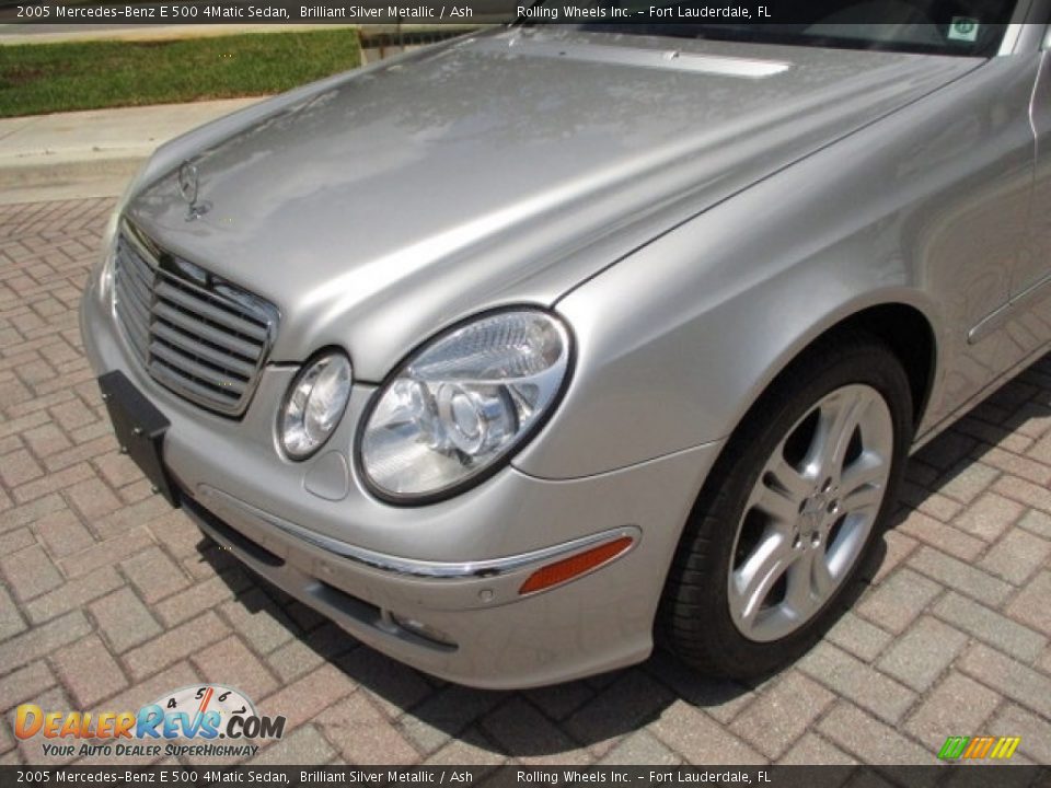 2005 Mercedes-Benz E 500 4Matic Sedan Brilliant Silver Metallic / Ash Photo #13