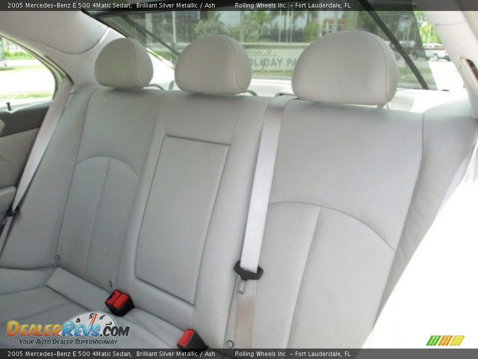 2005 Mercedes-Benz E 500 4Matic Sedan Brilliant Silver Metallic / Ash Photo #14