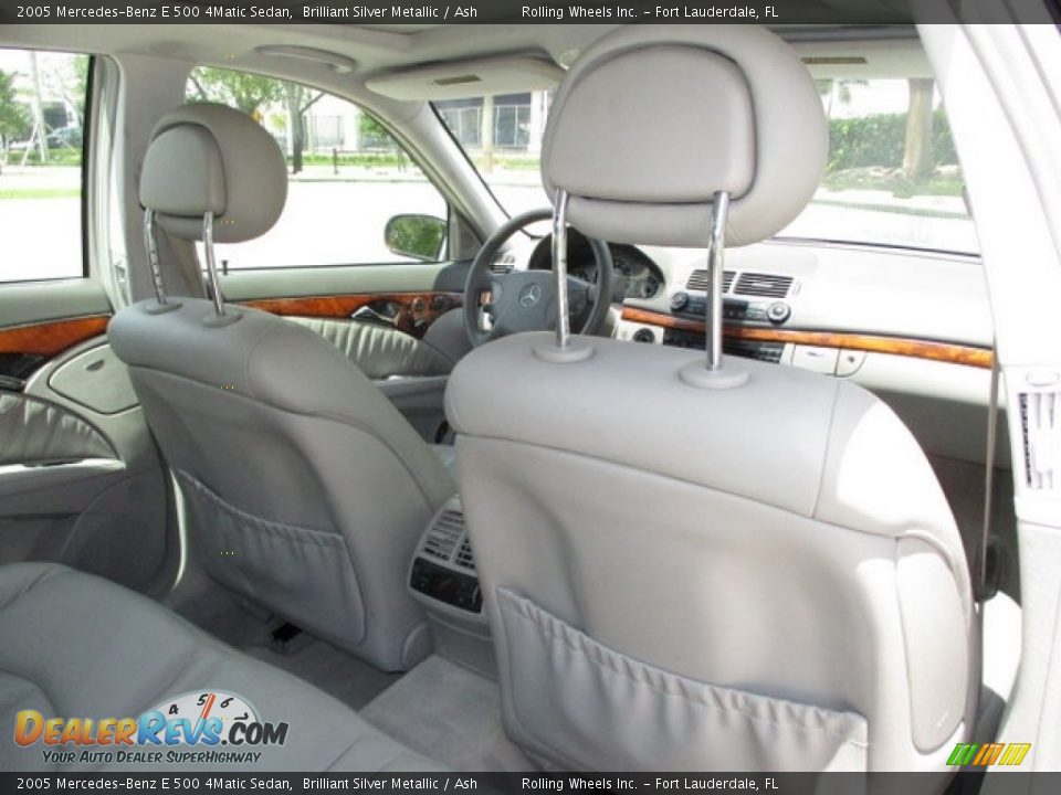 2005 Mercedes-Benz E 500 4Matic Sedan Brilliant Silver Metallic / Ash Photo #16