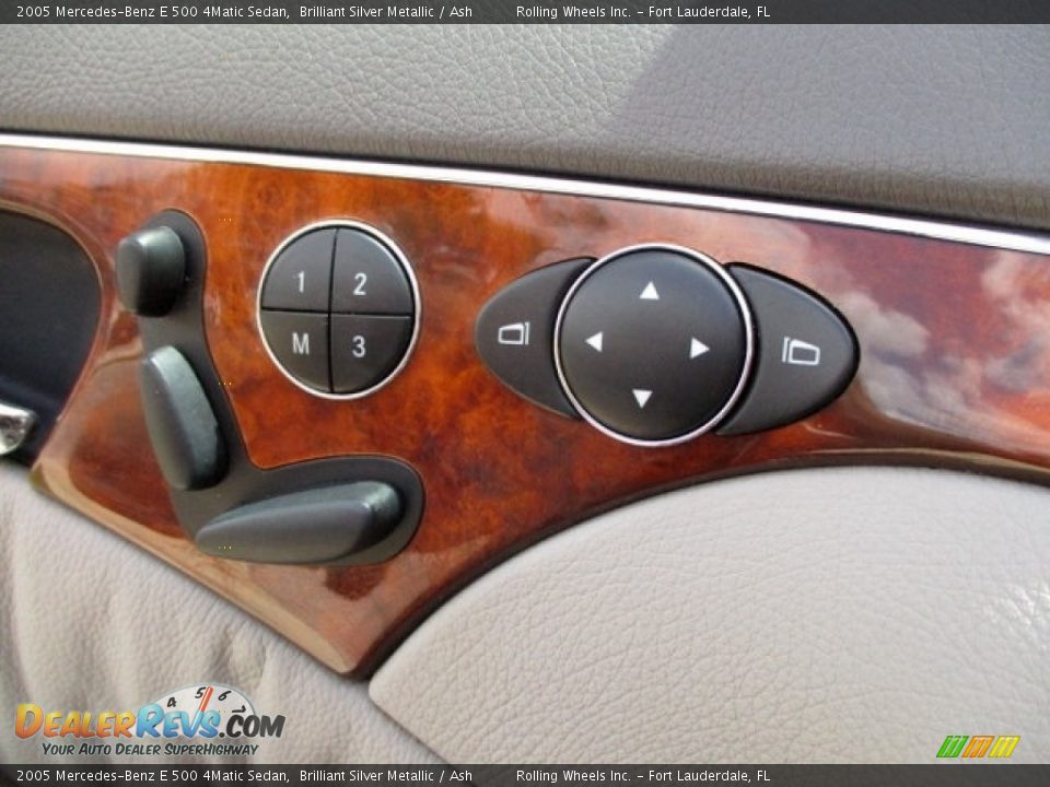 2005 Mercedes-Benz E 500 4Matic Sedan Brilliant Silver Metallic / Ash Photo #18