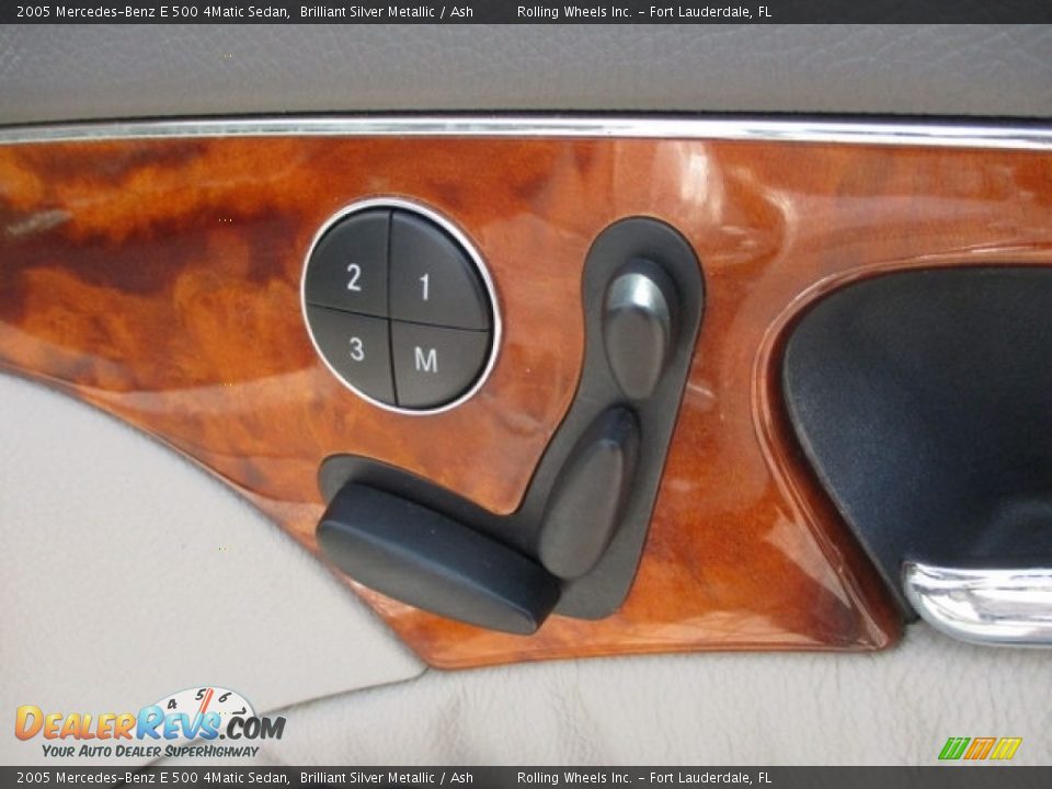 2005 Mercedes-Benz E 500 4Matic Sedan Brilliant Silver Metallic / Ash Photo #19