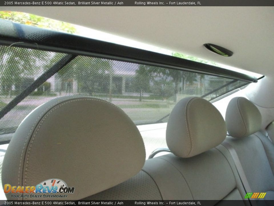 2005 Mercedes-Benz E 500 4Matic Sedan Brilliant Silver Metallic / Ash Photo #21