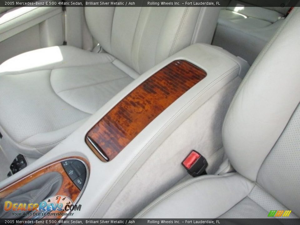 2005 Mercedes-Benz E 500 4Matic Sedan Brilliant Silver Metallic / Ash Photo #22