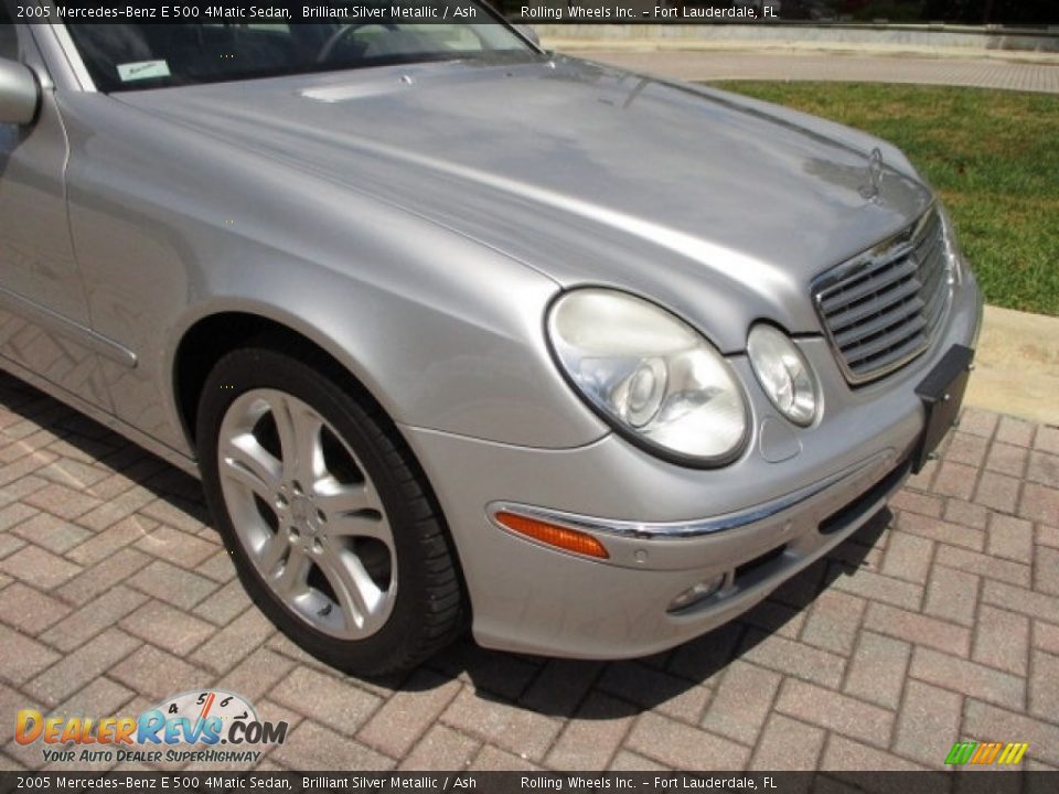 2005 Mercedes-Benz E 500 4Matic Sedan Brilliant Silver Metallic / Ash Photo #23