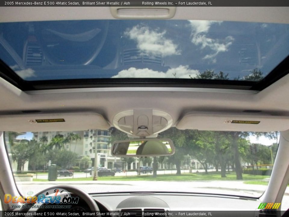 2005 Mercedes-Benz E 500 4Matic Sedan Brilliant Silver Metallic / Ash Photo #27
