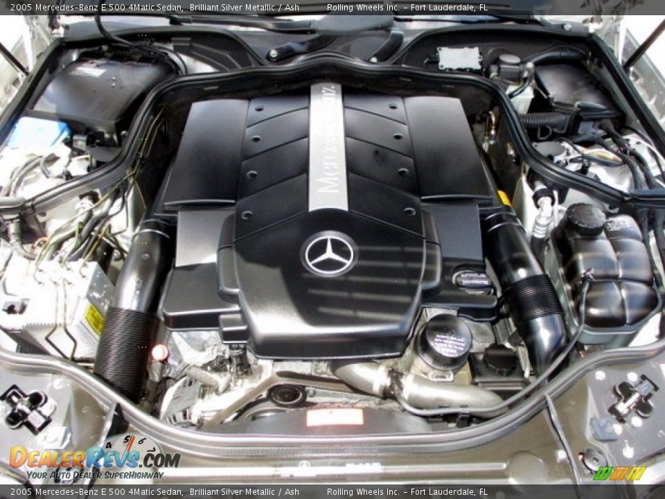 2005 Mercedes-Benz E 500 4Matic Sedan Brilliant Silver Metallic / Ash Photo #29