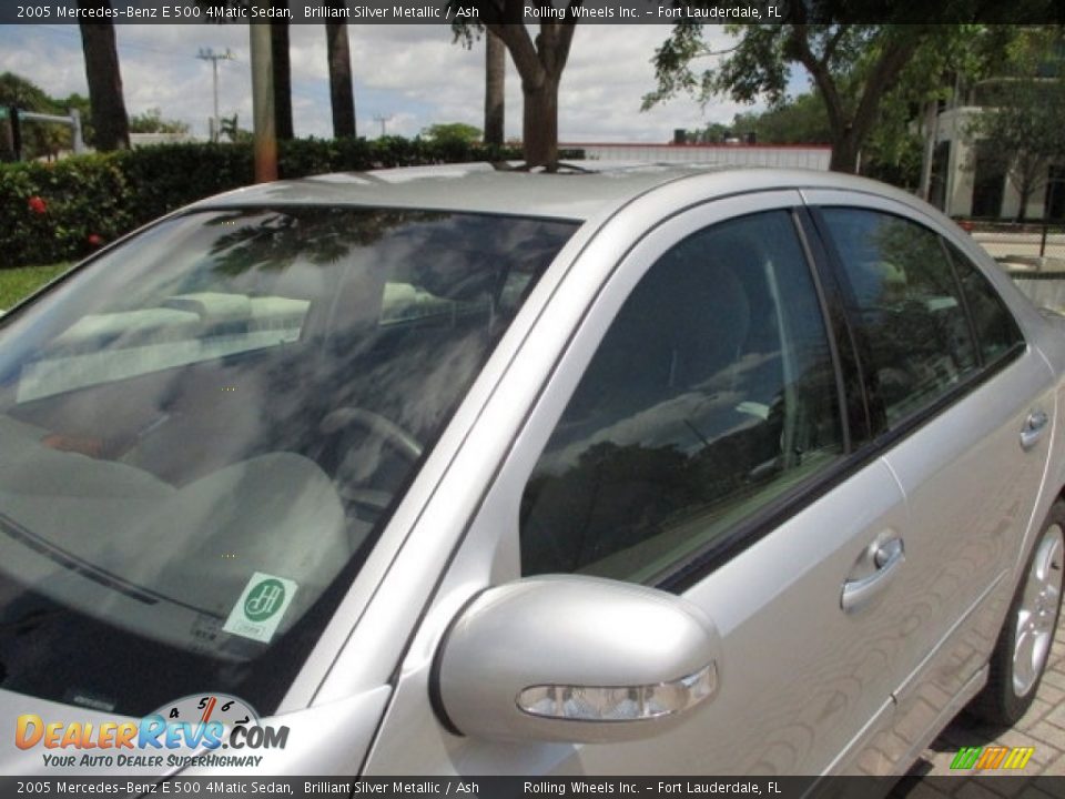2005 Mercedes-Benz E 500 4Matic Sedan Brilliant Silver Metallic / Ash Photo #32