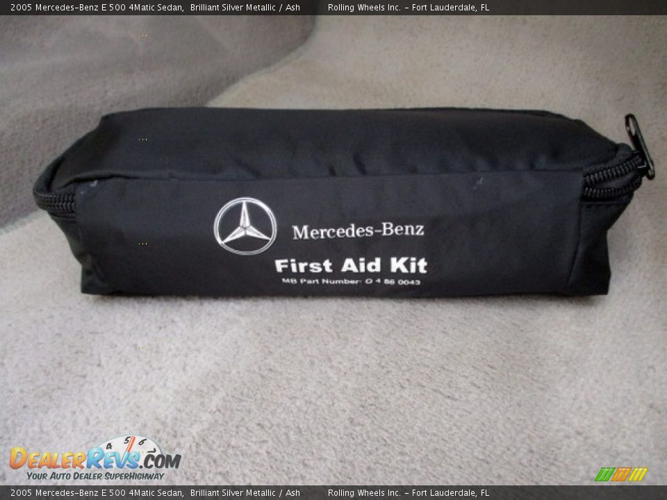 2005 Mercedes-Benz E 500 4Matic Sedan Brilliant Silver Metallic / Ash Photo #35