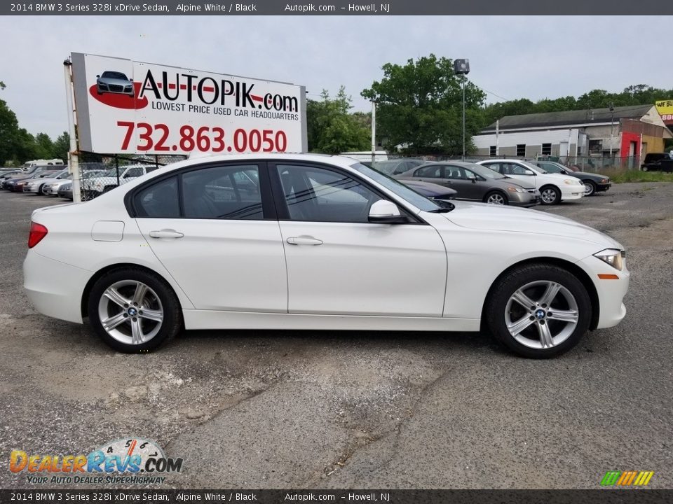 2014 BMW 3 Series 328i xDrive Sedan Alpine White / Black Photo #3