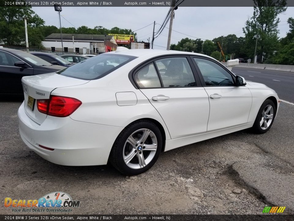 2014 BMW 3 Series 328i xDrive Sedan Alpine White / Black Photo #4