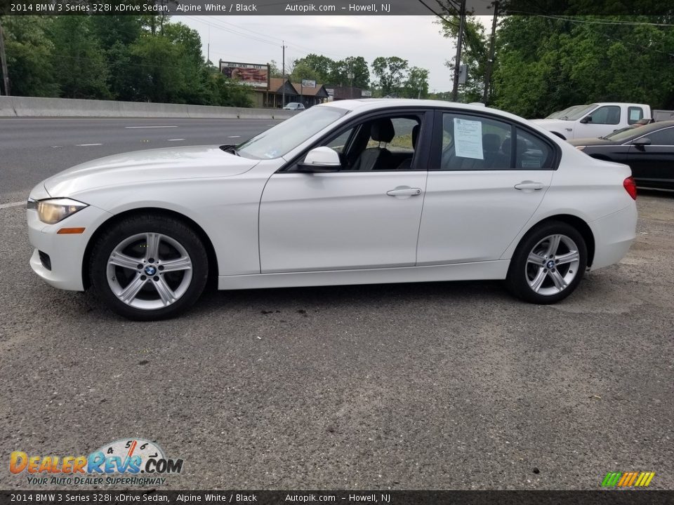 2014 BMW 3 Series 328i xDrive Sedan Alpine White / Black Photo #9