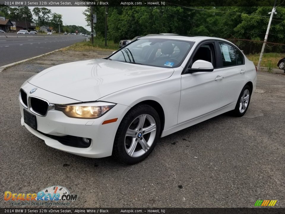 2014 BMW 3 Series 328i xDrive Sedan Alpine White / Black Photo #10