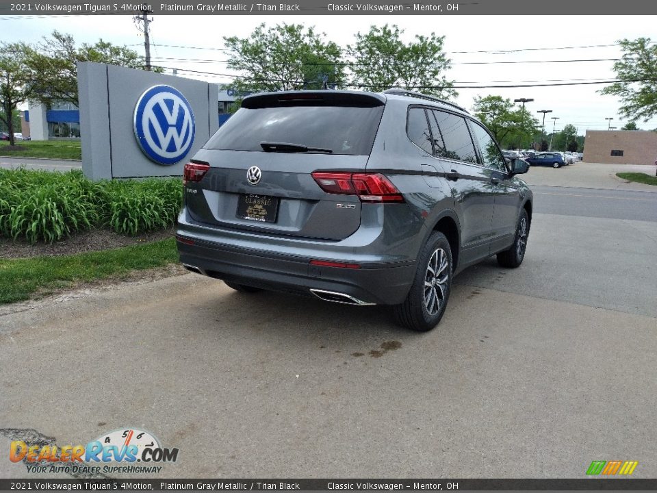 2021 Volkswagen Tiguan S 4Motion Platinum Gray Metallic / Titan Black Photo #2