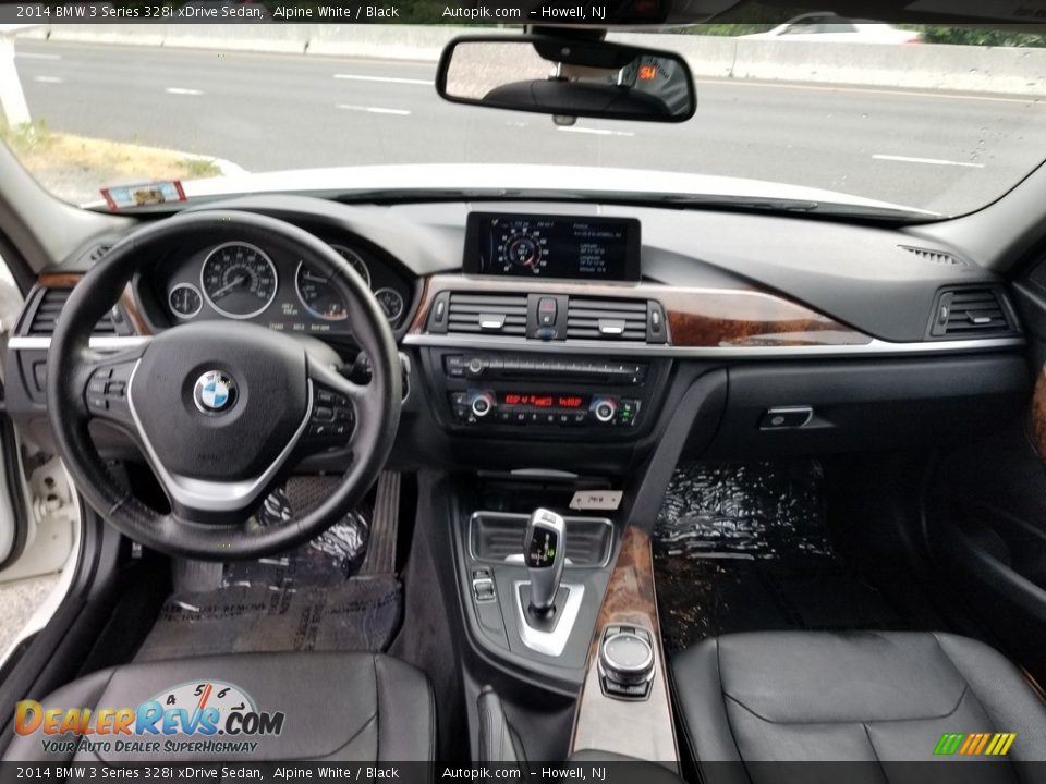 2014 BMW 3 Series 328i xDrive Sedan Alpine White / Black Photo #15