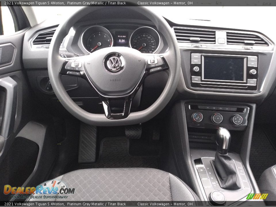 2021 Volkswagen Tiguan S 4Motion Platinum Gray Metallic / Titan Black Photo #3