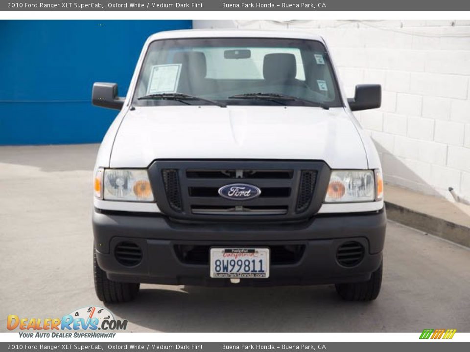 2010 Ford Ranger XLT SuperCab Oxford White / Medium Dark Flint Photo #8