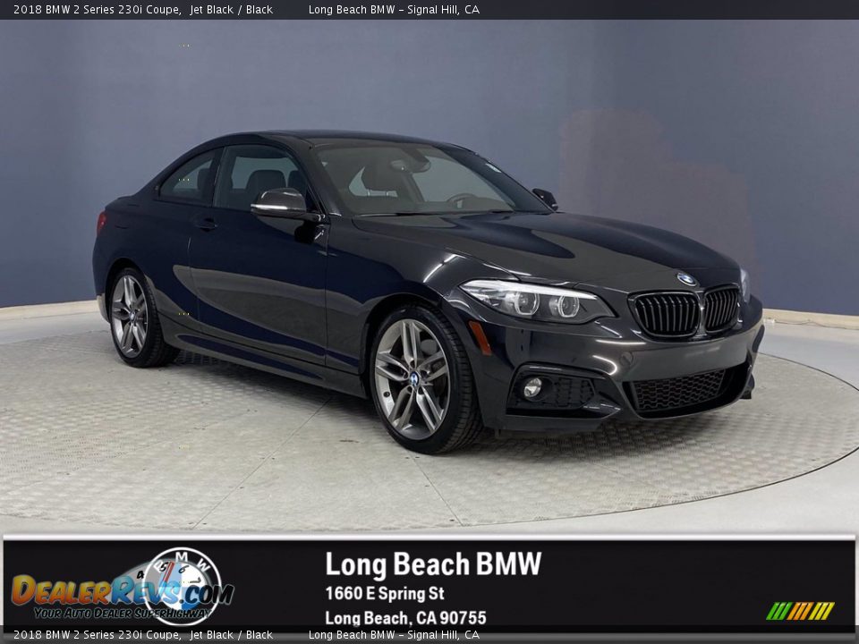 2018 BMW 2 Series 230i Coupe Jet Black / Black Photo #1