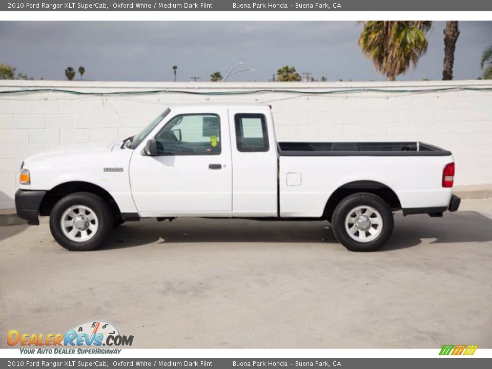 2010 Ford Ranger XLT SuperCab Oxford White / Medium Dark Flint Photo #11