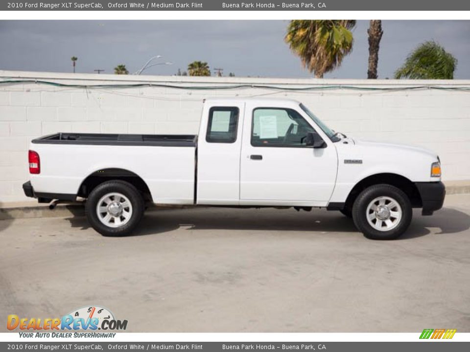 2010 Ford Ranger XLT SuperCab Oxford White / Medium Dark Flint Photo #17