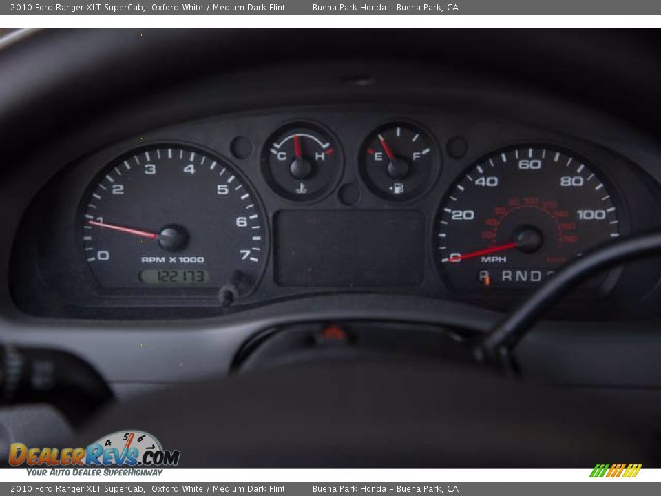 2010 Ford Ranger XLT SuperCab Oxford White / Medium Dark Flint Photo #25