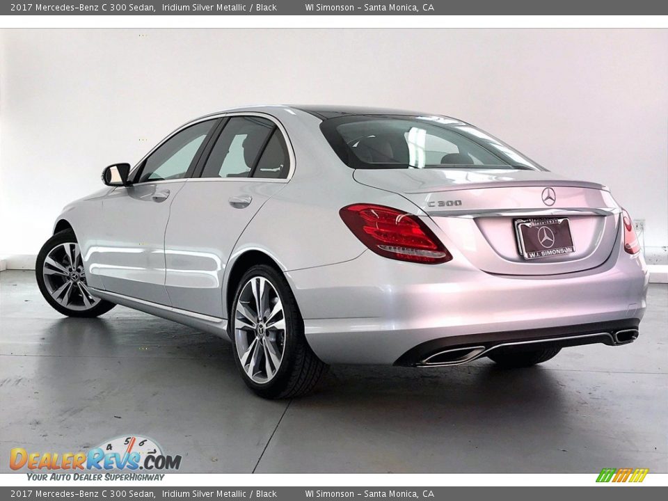 2017 Mercedes-Benz C 300 Sedan Iridium Silver Metallic / Black Photo #10