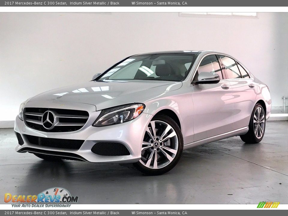 2017 Mercedes-Benz C 300 Sedan Iridium Silver Metallic / Black Photo #12