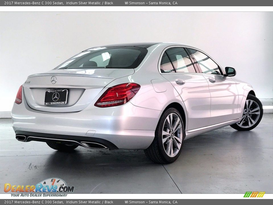 2017 Mercedes-Benz C 300 Sedan Iridium Silver Metallic / Black Photo #13