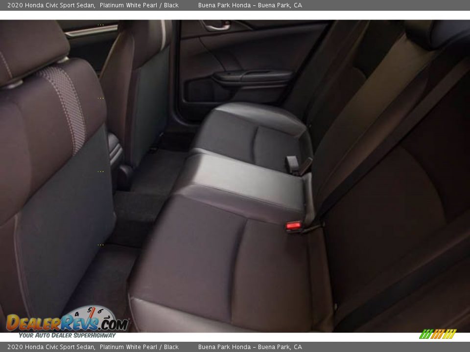 2020 Honda Civic Sport Sedan Platinum White Pearl / Black Photo #4