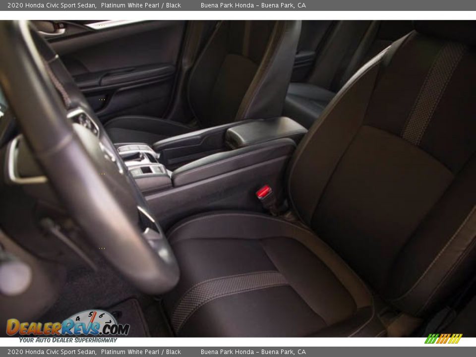 2020 Honda Civic Sport Sedan Platinum White Pearl / Black Photo #18