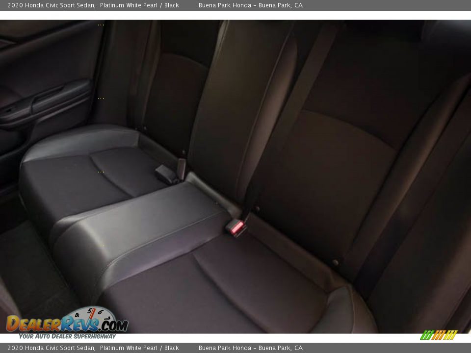 2020 Honda Civic Sport Sedan Platinum White Pearl / Black Photo #19