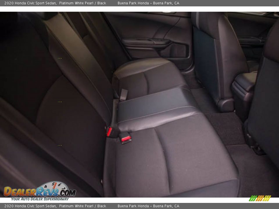 2020 Honda Civic Sport Sedan Platinum White Pearl / Black Photo #21