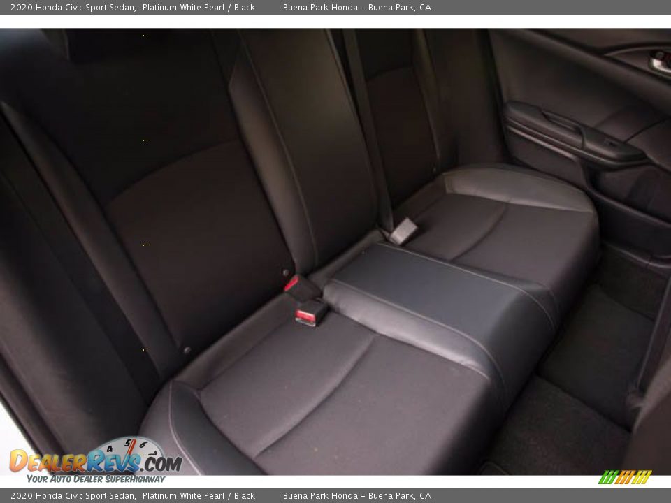 2020 Honda Civic Sport Sedan Platinum White Pearl / Black Photo #22