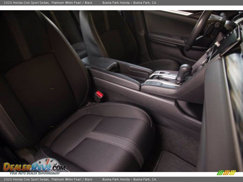 2020 Honda Civic Sport Sedan Platinum White Pearl / Black Photo #24