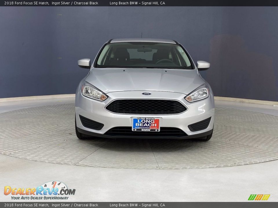 2018 Ford Focus SE Hatch Ingot Silver / Charcoal Black Photo #2