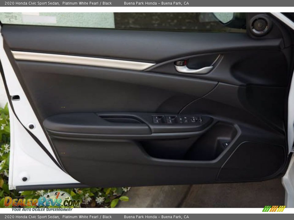 2020 Honda Civic Sport Sedan Platinum White Pearl / Black Photo #28