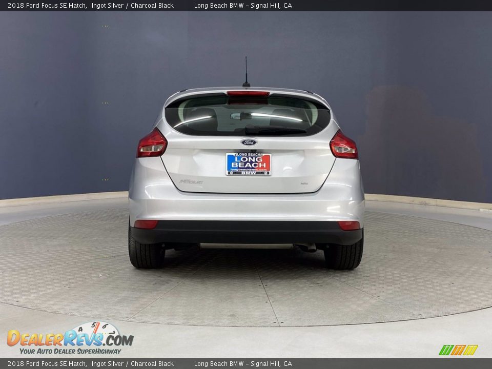 2018 Ford Focus SE Hatch Ingot Silver / Charcoal Black Photo #4