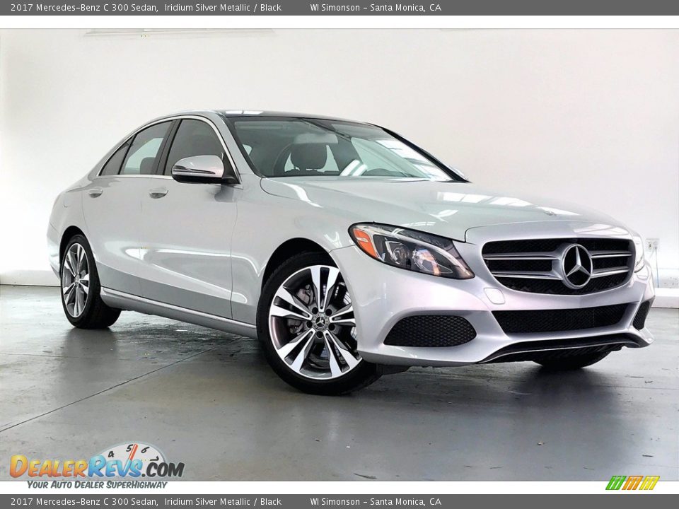 2017 Mercedes-Benz C 300 Sedan Iridium Silver Metallic / Black Photo #34