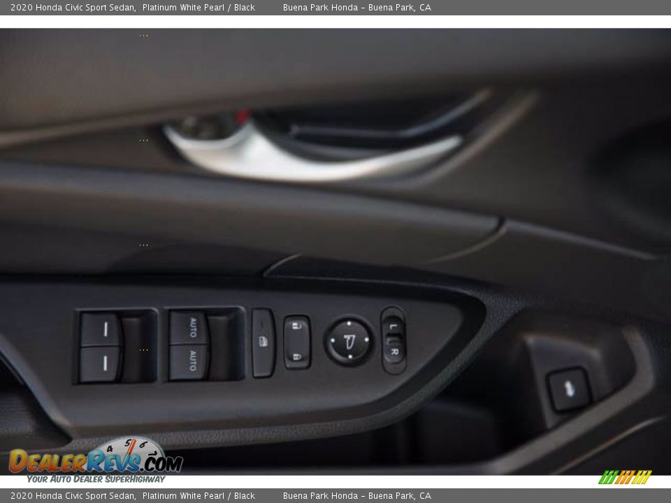 2020 Honda Civic Sport Sedan Platinum White Pearl / Black Photo #29