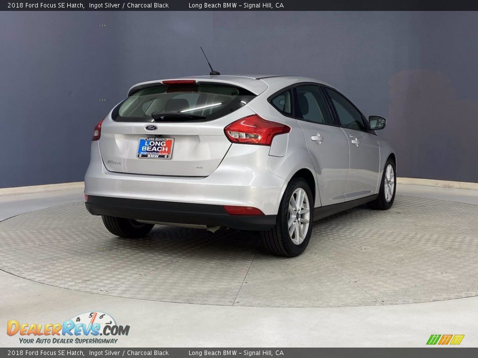 2018 Ford Focus SE Hatch Ingot Silver / Charcoal Black Photo #5