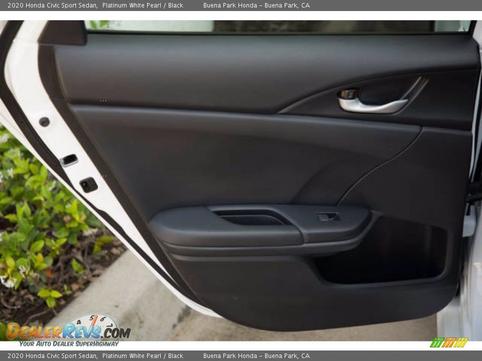 2020 Honda Civic Sport Sedan Platinum White Pearl / Black Photo #30