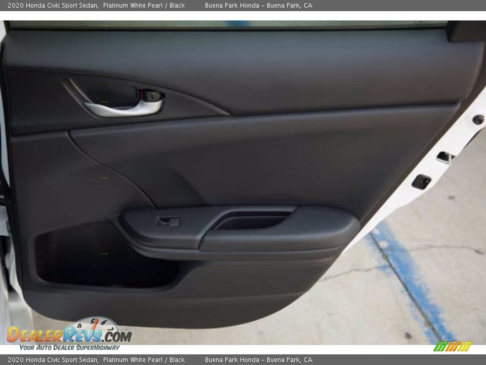 2020 Honda Civic Sport Sedan Platinum White Pearl / Black Photo #31