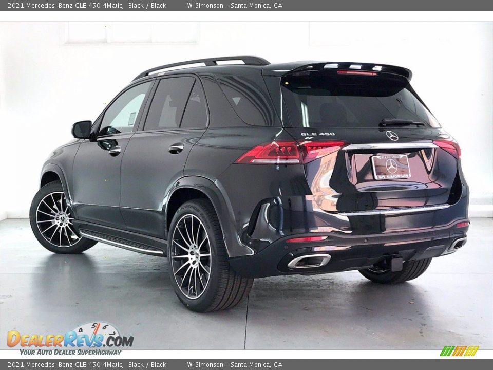 2021 Mercedes-Benz GLE 450 4Matic Black / Black Photo #2